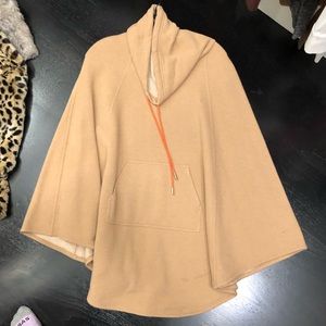 Tory Burch camel color poncho.